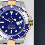 Rolex Submariner Date 116613LB (2012) - Blauw wijzerplaat 40mm Goud/Staal (5/8)