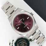 Rolex Oyster Perpetual 39 114300 (2016) - Red dial 39 mm Steel case (1/8)