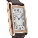 Cartier Tank Solo W5200025 (Onbekend (willekeurig serienummer)) - Zilver wijzerplaat 35mm Roségoud (7/8)