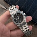 Audemars Piguet Royal Oak Chronograph 25860ST.OO.1110ST.02 (2002) - Blauw wijzerplaat 39mm Staal (4/8)