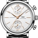 IWC Portofino Chronograph IW391406 (2026) - Silver dial 39 mm Steel case (1/1)