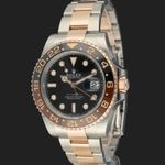 Rolex GMT-Master II 126711CHNR (2021) - Zwart wijzerplaat 40mm Goud/Staal (1/8)