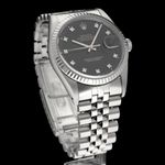 Rolex Datejust 36 16234 (1991) - Black dial 36 mm Steel case (3/8)