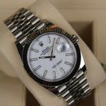 Rolex Datejust 41 126334 (2024) - Wit wijzerplaat 41mm Staal (1/7)