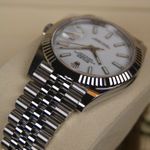 Rolex Datejust 41 126334 (2024) - Wit wijzerplaat 41mm Staal (7/7)