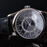 Patek Philippe Calatrava 6000G (2011) - Black dial 38 mm White Gold case (3/8)