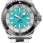 Breitling Superocean 44 A17376211L2A1 (2024) - Turquoise wijzerplaat 44mm Staal (1/1)