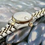 Rolex Lady-Datejust 69173 (1995) - Gold dial 26 mm Gold/Steel case (7/8)