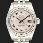Rolex Lady-Datejust 179174 (2011) - Pearl dial 26 mm Steel case (3/8)