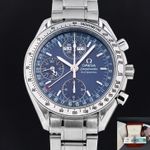 Omega Speedmaster Day Date 3523.80.00 (Onbekend (willekeurig serienummer)) - Blauw wijzerplaat 39mm Staal (1/7)