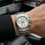 Rolex Daytona 116520 (2007) - Wit wijzerplaat 40mm Staal (2/6)