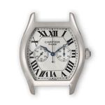Cartier Tortue 2762 (Unknown (random serial)) - Silver dial 38 mm White Gold case (1/1)