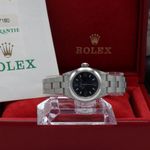 Rolex Oyster Perpetual 67180 (1998) - Blauw wijzerplaat 26mm Staal (3/7)