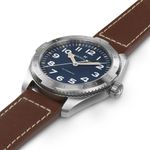 Hamilton Khaki Field H70315540 (2024) - Blauw wijzerplaat 41mm Staal (2/5)