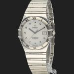 Omega Constellation 1591.71.00 (Unknown (random serial)) - White dial 28 mm Steel case (1/8)