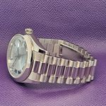 Rolex Day-Date II 218206 (2011) - Blue dial 41 mm Platinum case (4/4)