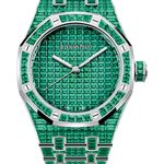 Audemars Piguet Royal Oak Selfwinding 15554BC.EE.1274BC.01 (2025) - Green dial 37 mm White Gold case (1/1)