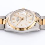 Rolex Datejust 36 16233 (1988) - Yellow dial 36 mm Yellow Gold case (4/7)