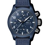 IWC Pilot Chronograph Top Gun IW389404 (2024) - Blauw wijzerplaat 42mm Keramiek (1/1)