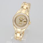 Rolex Lady-Datejust Pearlmaster 69298 (1994) - Diamond dial 29 mm Yellow Gold case (4/8)