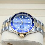 Rolex Submariner Date 16613 (2000) - Blauw wijzerplaat 40mm Goud/Staal (8/14)
