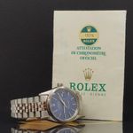 Rolex Datejust 36 16014 (1983) - Blue dial 36 mm Steel case (5/7)