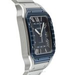 Cartier Santos WSSA0048 (Onbekend (willekeurig serienummer)) - Blauw wijzerplaat 40mm Staal (6/8)
