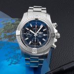 Breitling Super Avenger A13375 (2019) - Black dial 48 mm Steel case (1/8)