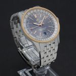 Breitling Navitimer U17326 (2022) - Grey dial 41 mm Gold/Steel case (6/7)