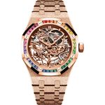 Audemars Piguet Royal Oak Double Balance Wheel Openworked 15468OR.YG.1259OR.01 (2025) - Transparent dial 37 mm Rose Gold case (1/1)