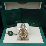 Rolex Datejust 41 126333 (2022) - Champagne dial 41 mm Gold/Steel case (6/6)