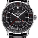 Breitling Navitimer GMT A32310251B1P1 (2026) - Zwart wijzerplaat 41mm Staal (1/1)