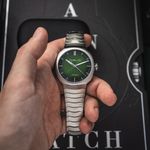 Unknown Unknown 6200-1200 (2023) - Groen wijzerplaat 40mm Staal (7/8)