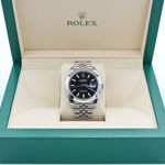 Rolex Datejust 41 126300 (Onbekend (willekeurig serienummer)) - Zwart wijzerplaat 41mm Staal (1/8)