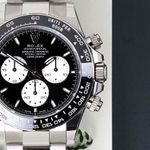 Rolex Daytona 126529LN (2024) - Black dial 40 mm White Gold case (5/8)