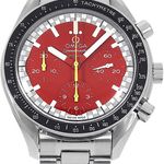 Omega Speedmaster Reduced 3810.61.41 (2017) - Red dial 39 mm Steel case (2/5)