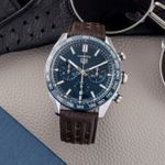TAG Heuer Carrera CBN2A1A (Onbekend (willekeurig serienummer)) - Blauw wijzerplaat 44mm Staal (1/8)