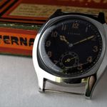 Eterna Vintage Unknown (1936) - Black dial 36 mm Steel case (1/8)