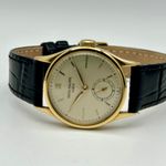 Patek Philippe Calatrava 96 (1940) - Yellow dial 33 mm Yellow Gold case (2/10)