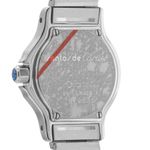 Cartier Santos 187903 (1993) - Beige dial 25 mm Gold/Steel case (6/8)