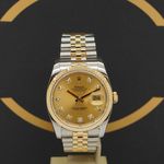 Rolex Datejust 36 116233 (2014) - Goud wijzerplaat 36mm Goud/Staal (1/6)