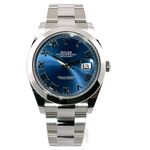 Rolex Datejust 41 126300 (2024) - Blauw wijzerplaat 41mm Staal (2/8)