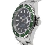 Rolex Submariner Date 16610LV (Unknown (random serial)) - Black dial 40 mm Steel case (5/8)