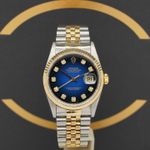 Rolex Datejust 36 16233 (1996) - Blue dial 36 mm Gold/Steel case (1/7)