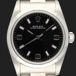 Rolex Oyster Perpetual 31 77080 (2007) - Black dial 31 mm Steel case (2/8)