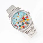 Rolex Oyster Perpetual 41 124300 (2025) - Turquoise dial 41 mm Steel case (2/8)