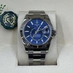 Rolex Sky-Dweller 326934 (Onbekend (willekeurig serienummer)) - Blauw wijzerplaat 42mm Staal (3/8)