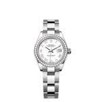 Rolex Lady-Datejust 279384RBR (2024) - Wit wijzerplaat 28mm Staal (1/1)