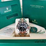 Rolex GMT-Master II 126711CHNR (2020) - Zwart wijzerplaat 40mm Goud/Staal (8/8)