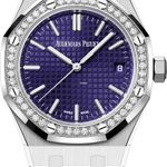 Audemars Piguet Royal Oak Selfwinding 15551BC.ZZ.1356BC.02 (2024) - Purple dial 37 mm White Gold case (1/1)